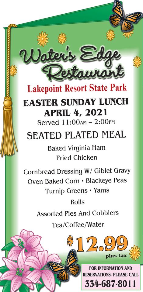 Lakepoint State Park Easter Lunch