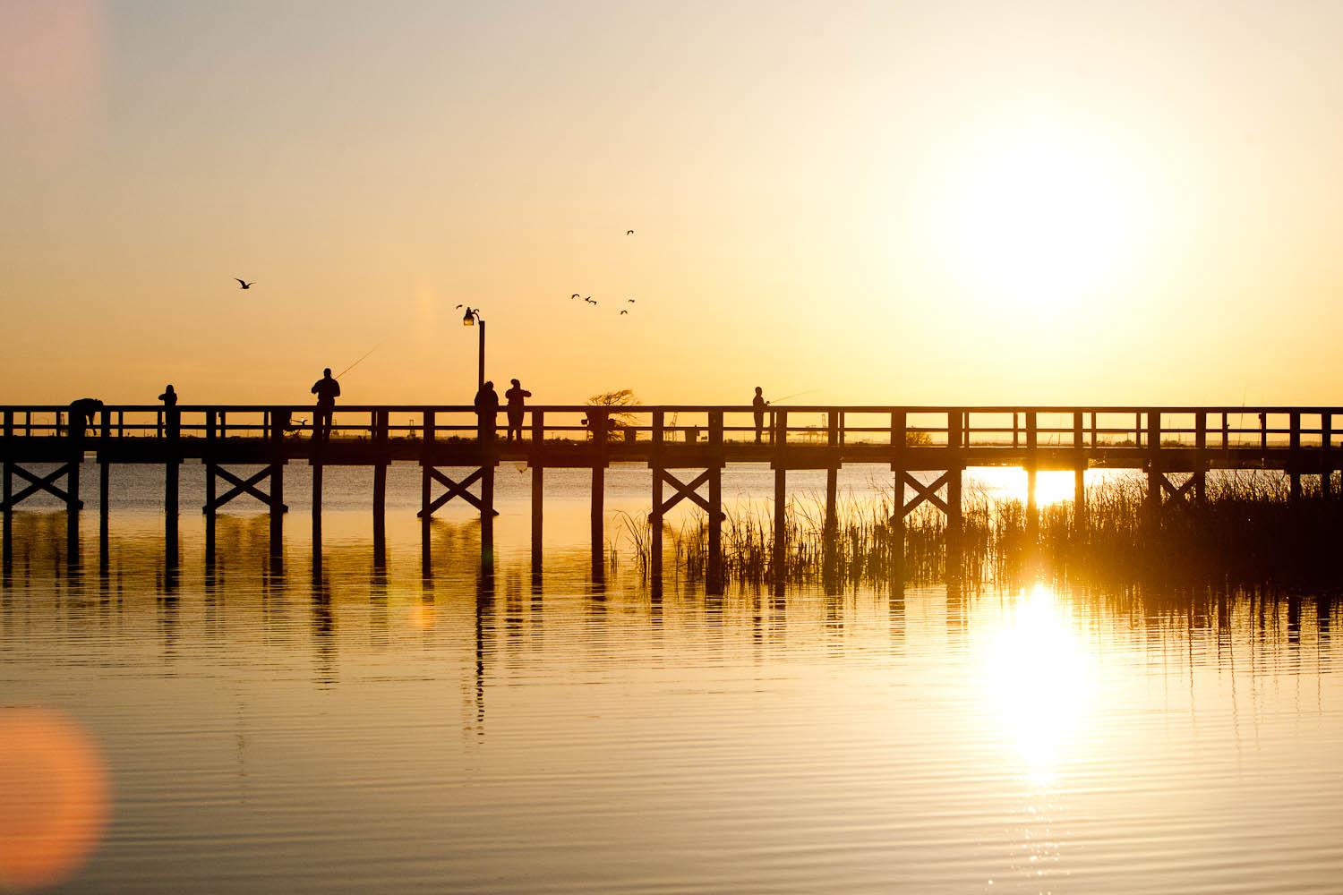 Meaher State Park Pier Sunset