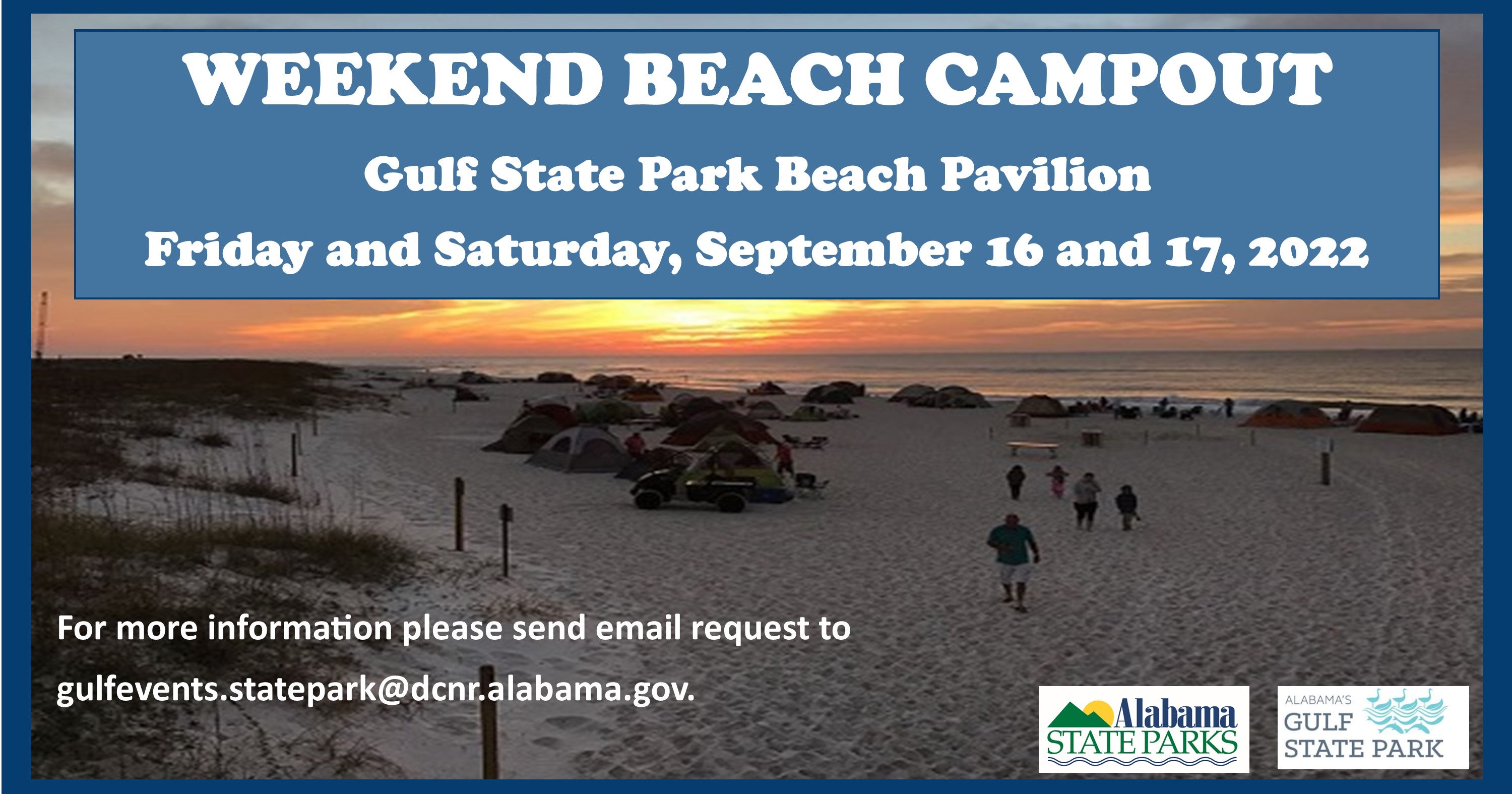 Fall two-day beach campout