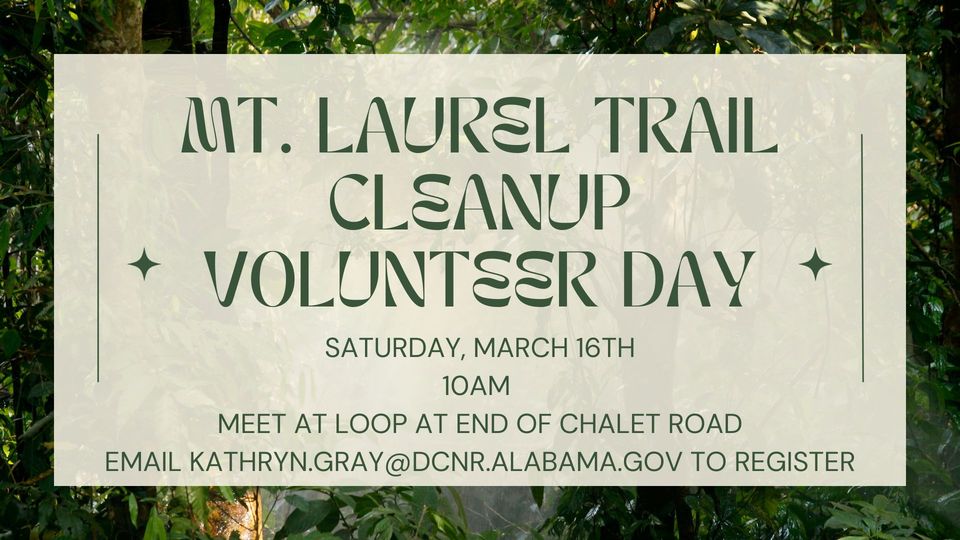 Volunteer Day: Mt. Laurel Trail Cleanup