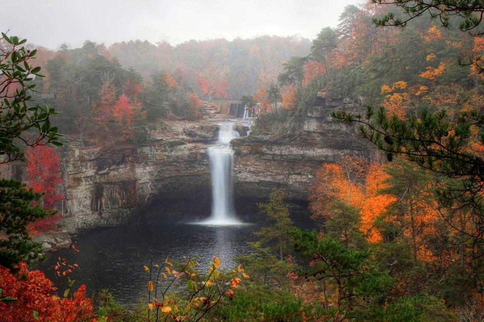 DeSoto Falls inside DeSoto State Park