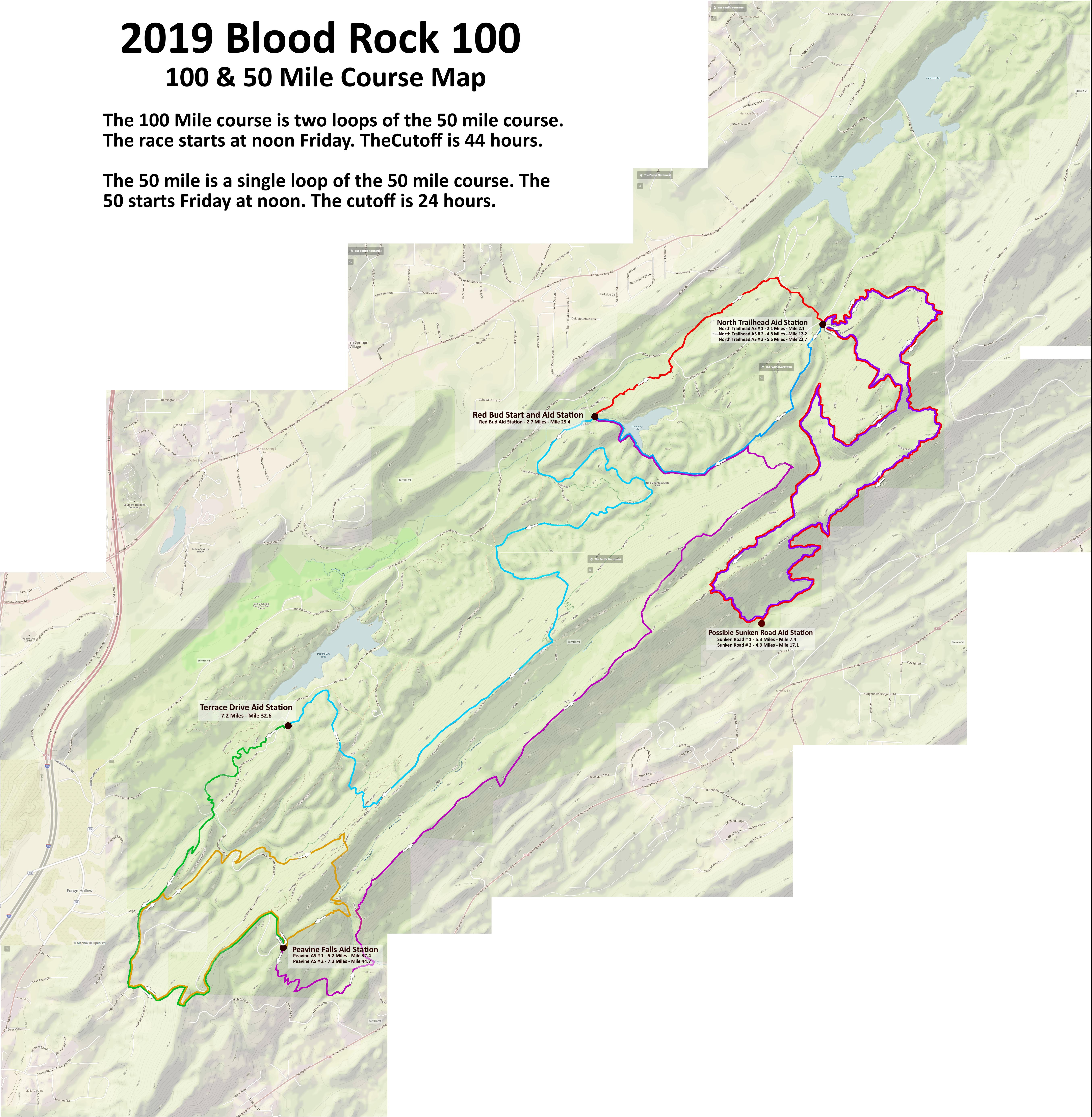 Blood Rock 50 & 100 Mile Trail Race | Alapark