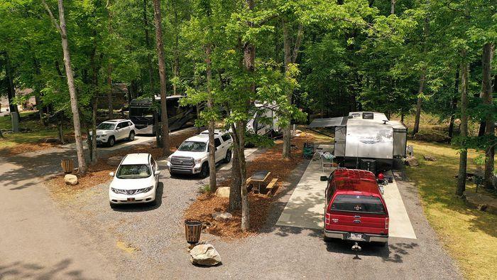Buck's Pocket State Park Renovated Campground 
