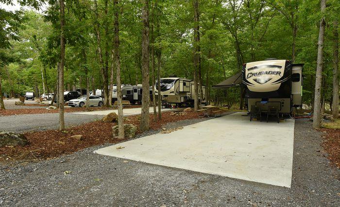 Buck's Pocket State Park Renovated Campground