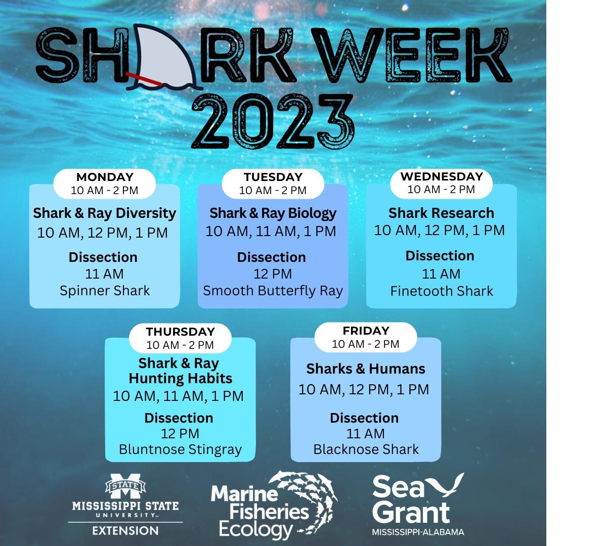 Shark Week Schedule 2023